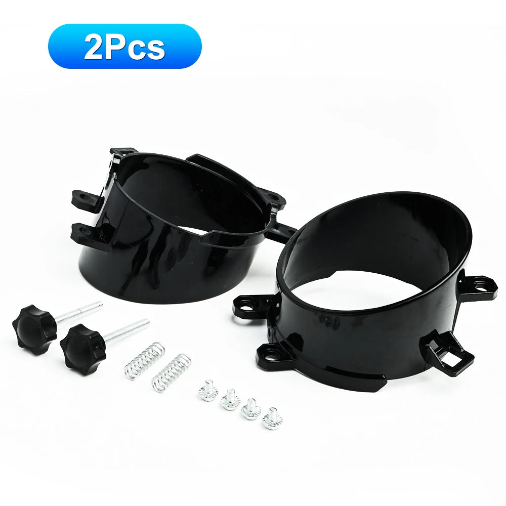 2PCS 3.0 Inch Fog Light Bracket DIY Modified Projector Lens Mount Holder For Nissan Car Front Fog Lamp Retrofit Replacement