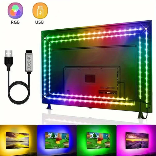 1 Roll of Low-Voltage 5V Light Strip 5050 Rgb Colorful Led L