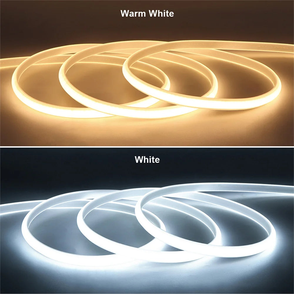 220v Led Ribbon Adhesive High Brightness COB Led Strip for R