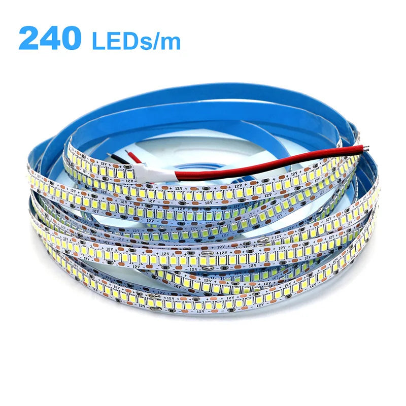 2835 5M 300 600 1200LEDs LED Strip DC12V 24V 120LEDs/m Home 