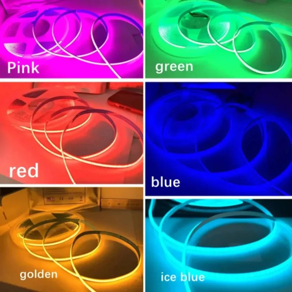 USB Motion Sensor 8mm COB LED Strip DC5V 3 Modes Dimmable In