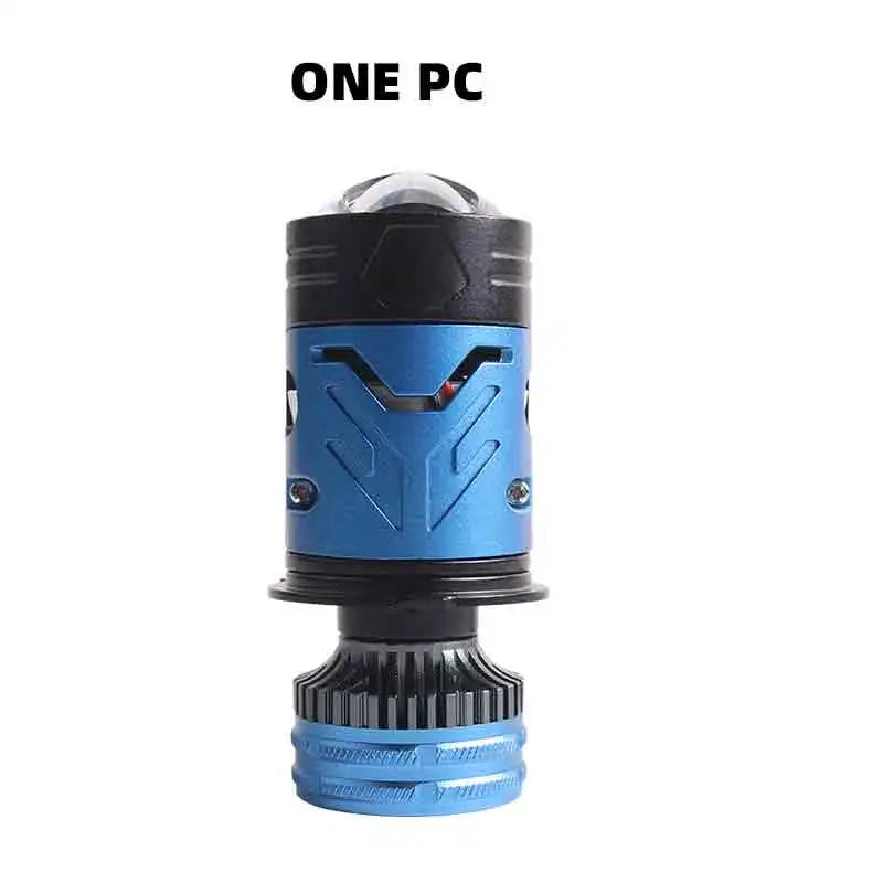 Sanvi 2PCS MINI H4 BI LED Projector Lens Car Headlight Bulb CSP Chips Spotlight High Low Beam Led H4 Motor Motorcycle Lamp