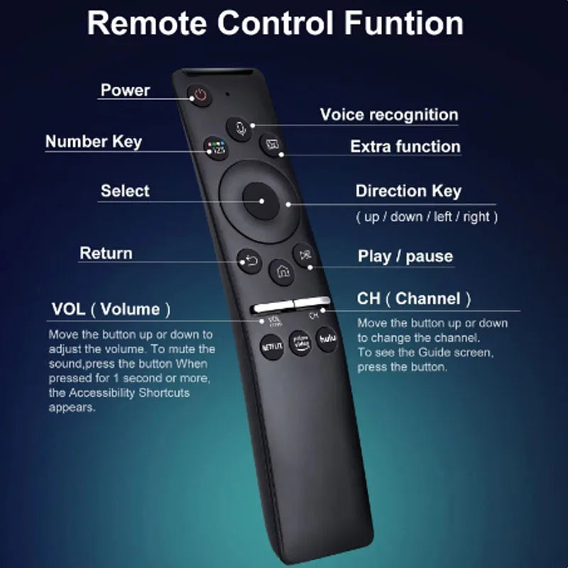Universal BN59 Replacement Voice Remote Control for Samsung 