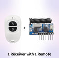 433mhz RF Receiver Learning Code Decoder Module 433 mhz Wireless 4 CH Output For Remote Controls 1527 2262 Encoding