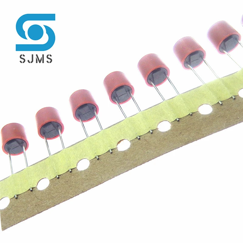 10PCS Round Fuse Slow Blow DIP 2Pin 500mA 1A 2A 2.5A 3.15A 4