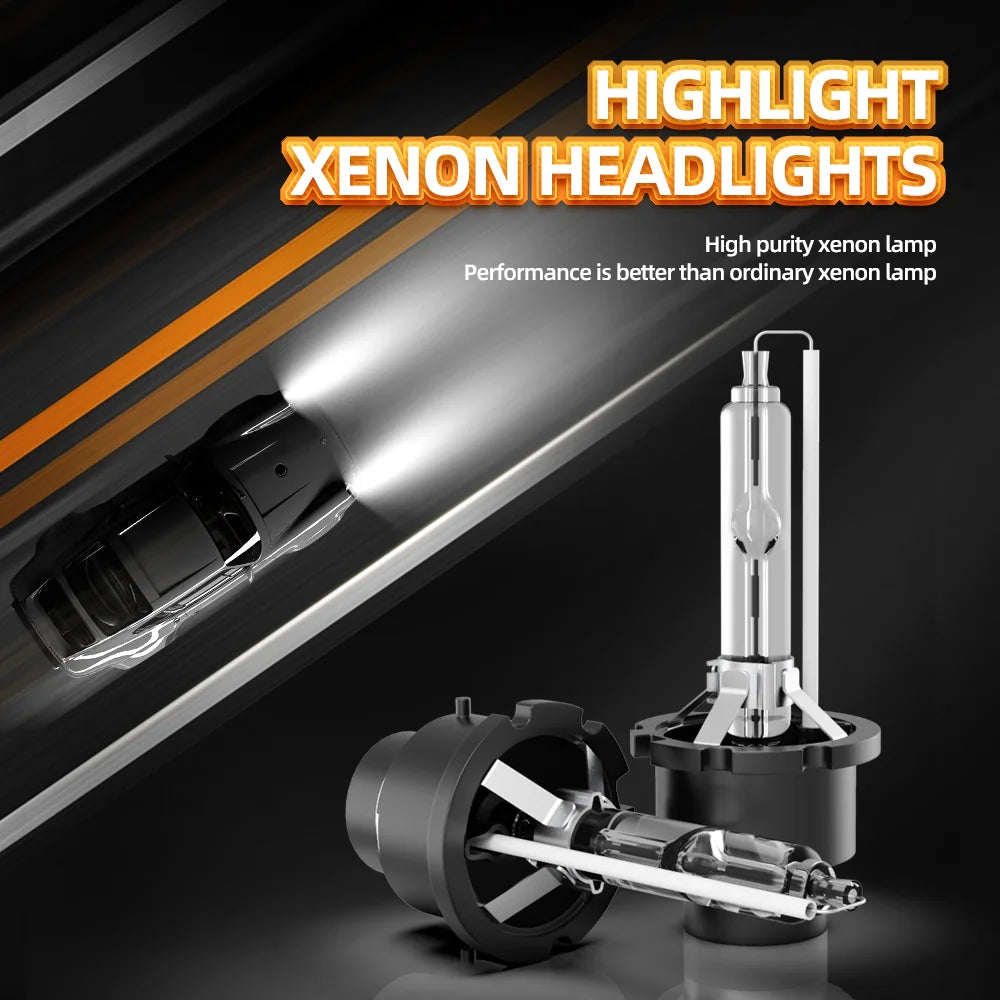 2pcs D1S D2S D3S D4S HID Xenon Headlight Bulb Bi-xenon 6000K