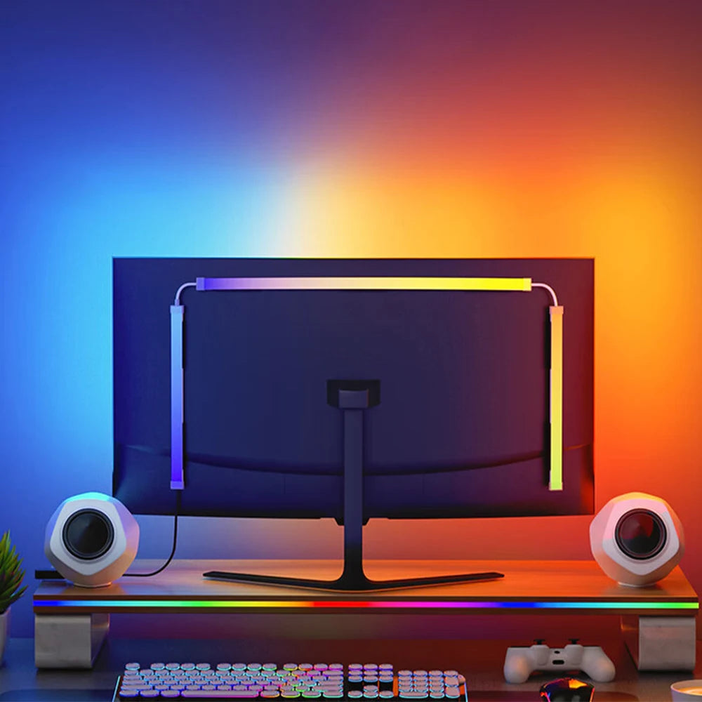 24-34 Inch USB PC LED Strip Lights Computer Sync Light Strip