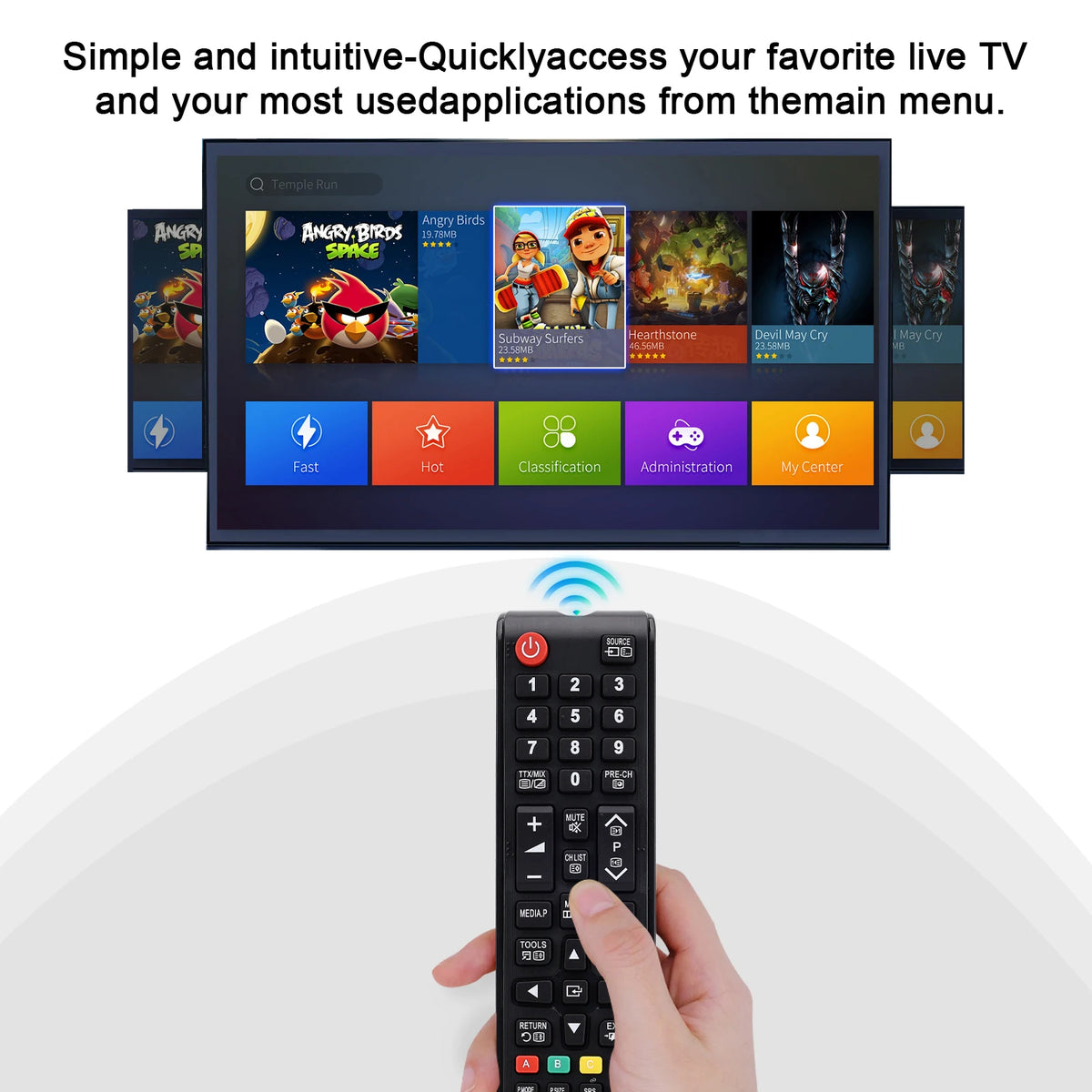 Universal for Samsung Tv Remote 替换 for Samsung Smart Tv - Le