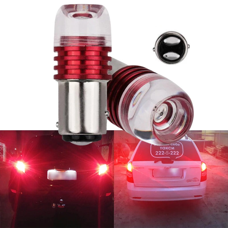 2Pcs Strobe Flashing Light Turn Signals Blink Brake Bulb 115