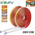 AC 220V COB Strip 240Leds/M IP65 Waterproof 3000K 4000K 6000