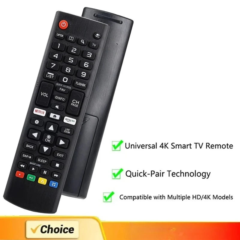 New AKB75095307 IR Remote Control Fit For TV 43UJ6560 49UJ65