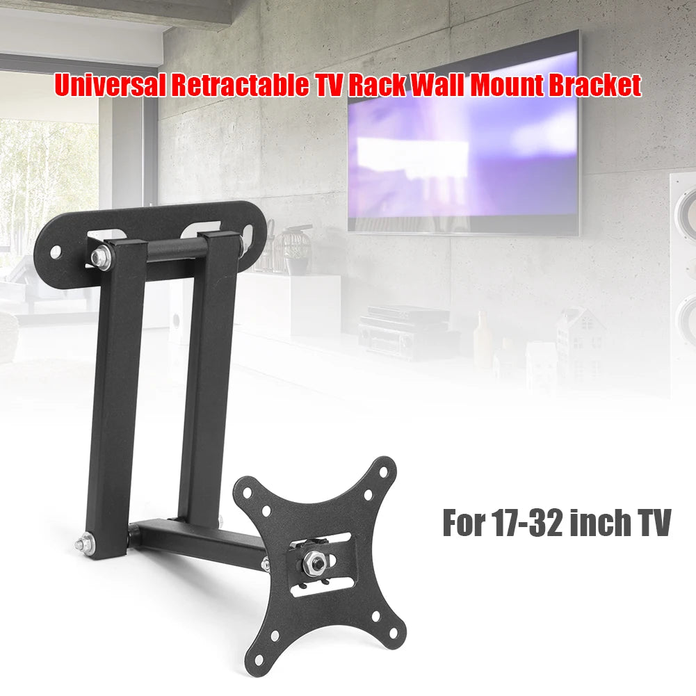 Universal Retractable TV Mounts Wall Mount Bracket Load Bear