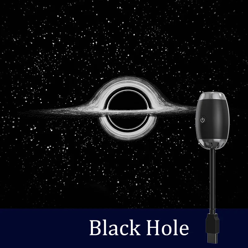 USB Galaxy Projector Night Light Car Mood Light Cool Stuff For Bedroom LED Starry Star Lamp Party Home Gaming Decor Saturn