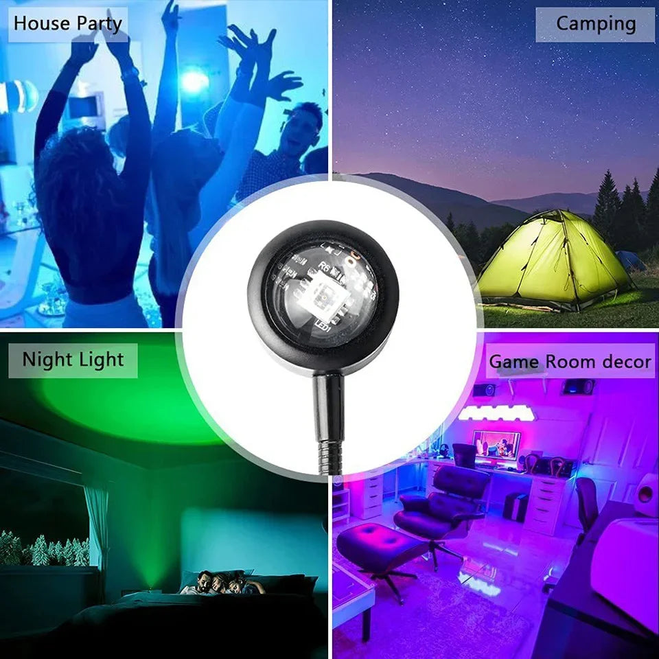 Drop Shipping USB Sunset Lamp LED Without Choice Mark Rainbo