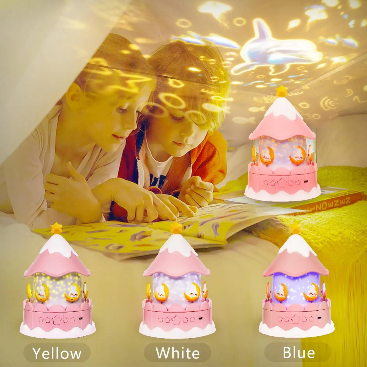 Star Galaxy Projector 21 in 1 Starry Sky Projector with 360 