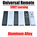 13KEY Universal Aluminum Remote Control IR Learning Remote C