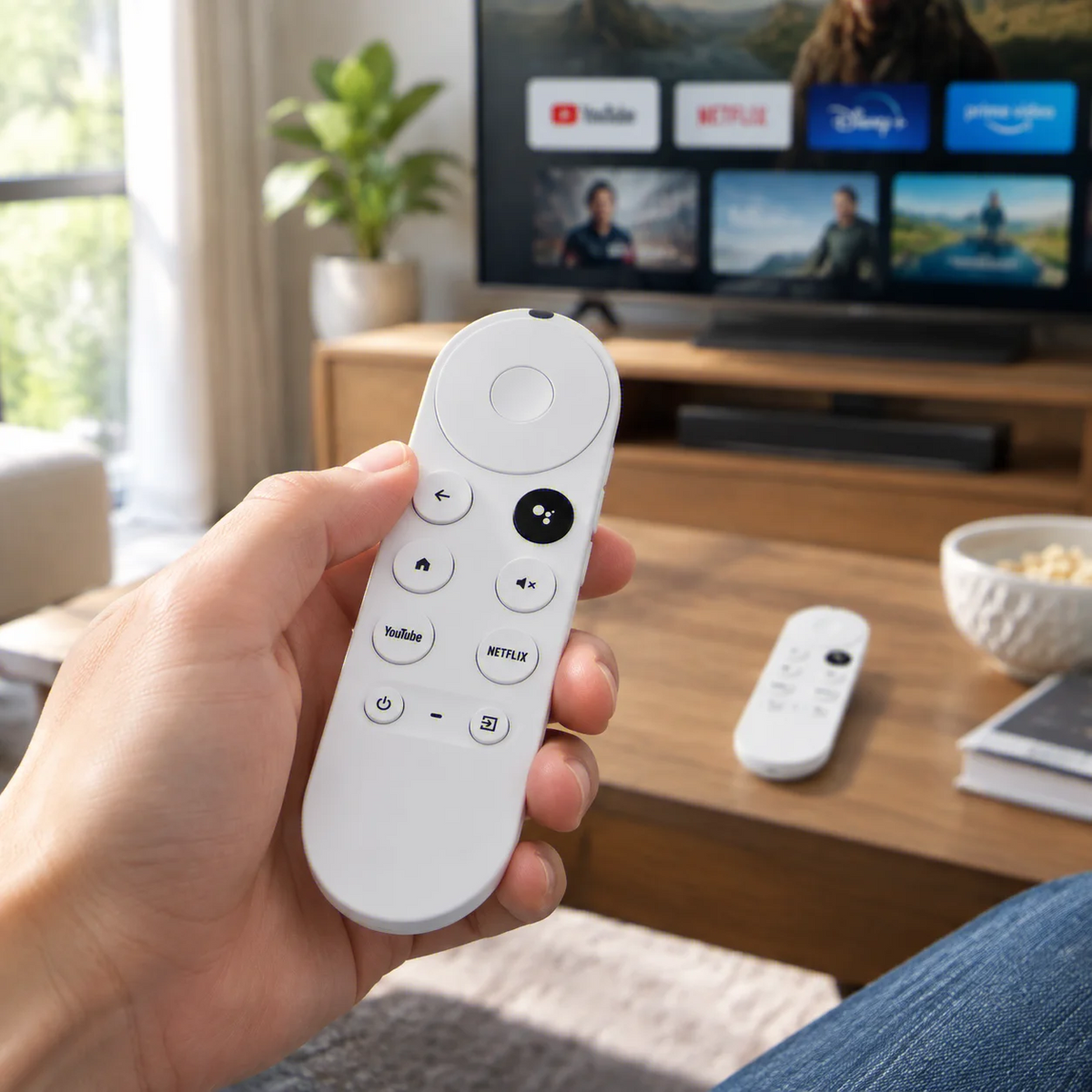 HTMCK Voice Remote Control for Google Chromecast 4K Streamin