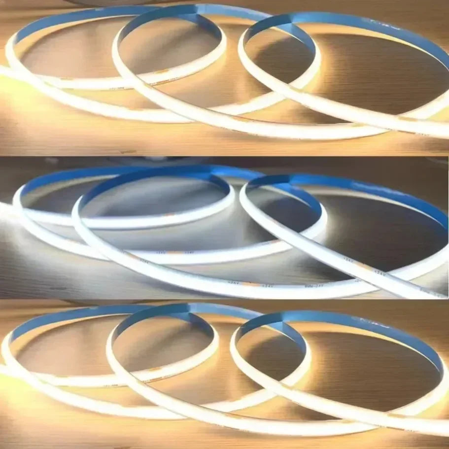Super Bright USB DC 5V COB LED Strip Light 1m 2m 3m 4m 5m Wi