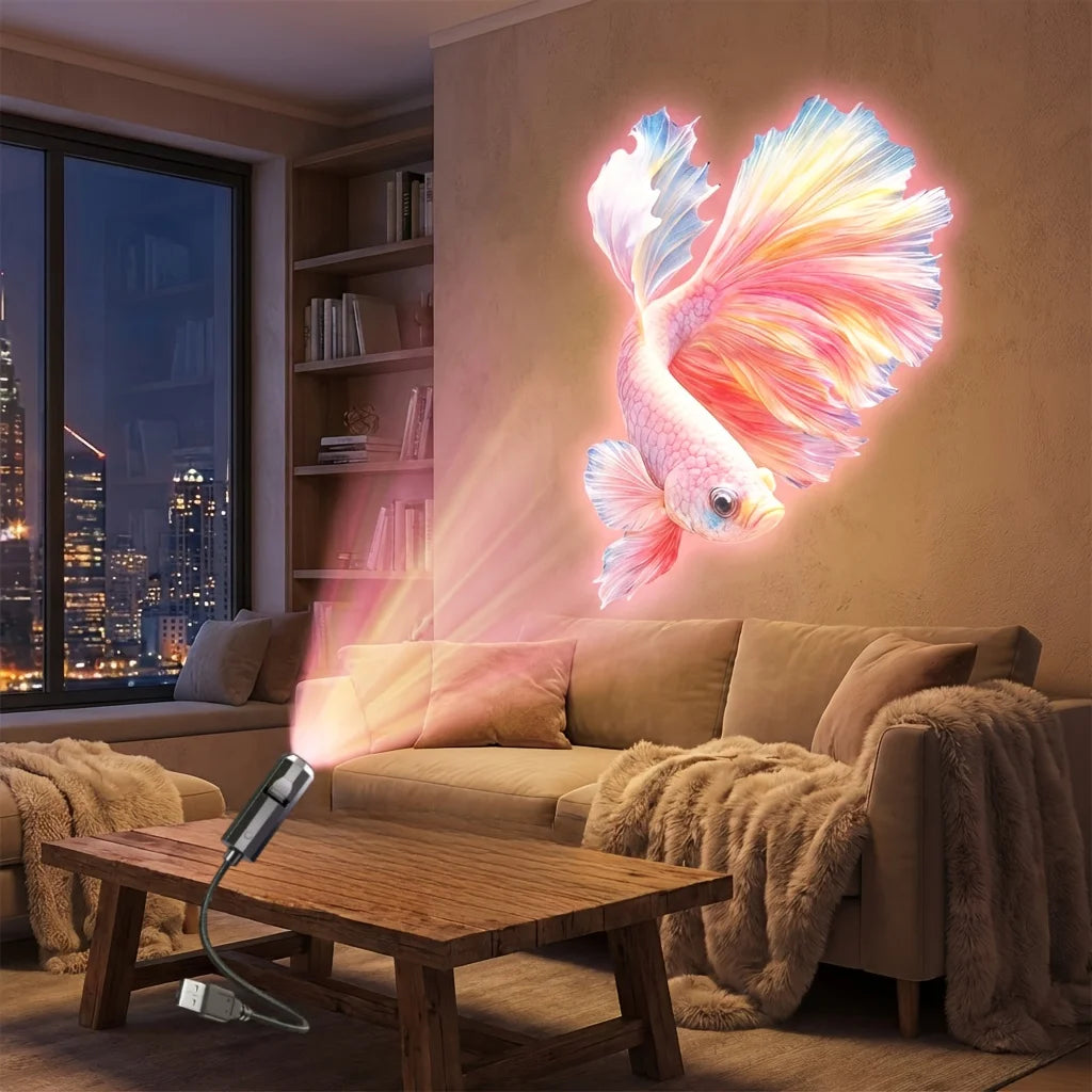 Ocean USB Projector Night Light 8 Replaceable Lamp Sheets fo