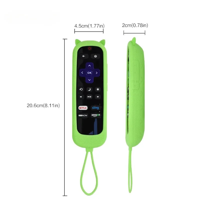 Silicone Remote Case for in Dark Anti-Slip Shockproof Cover 