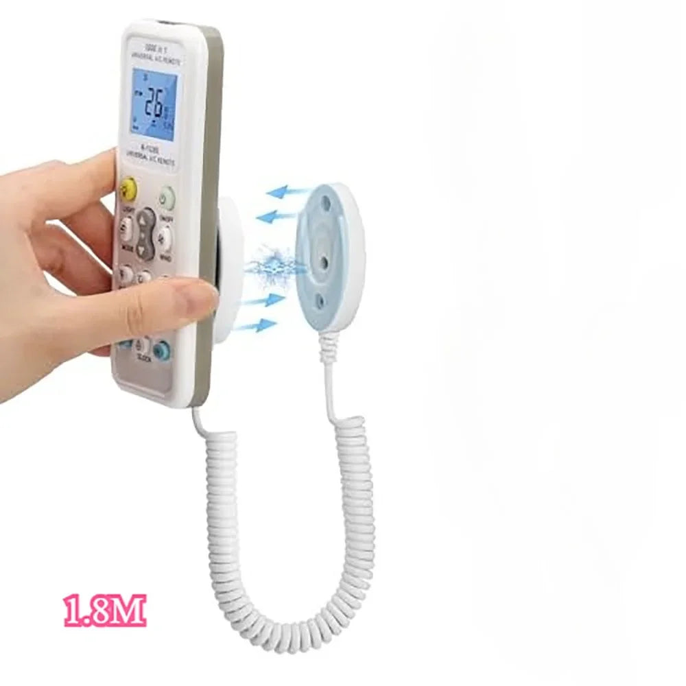 Anti-lost Retractable Security Cable 1/2PCS Magnetic Remote Control Holder with Spring Ropes Lock for TV Remote DVD Game Console