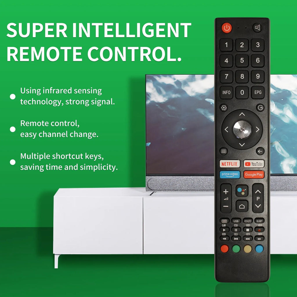 GCBLTV02ADBBT Remote Control Replaced Fit for CHIQ TV Remote