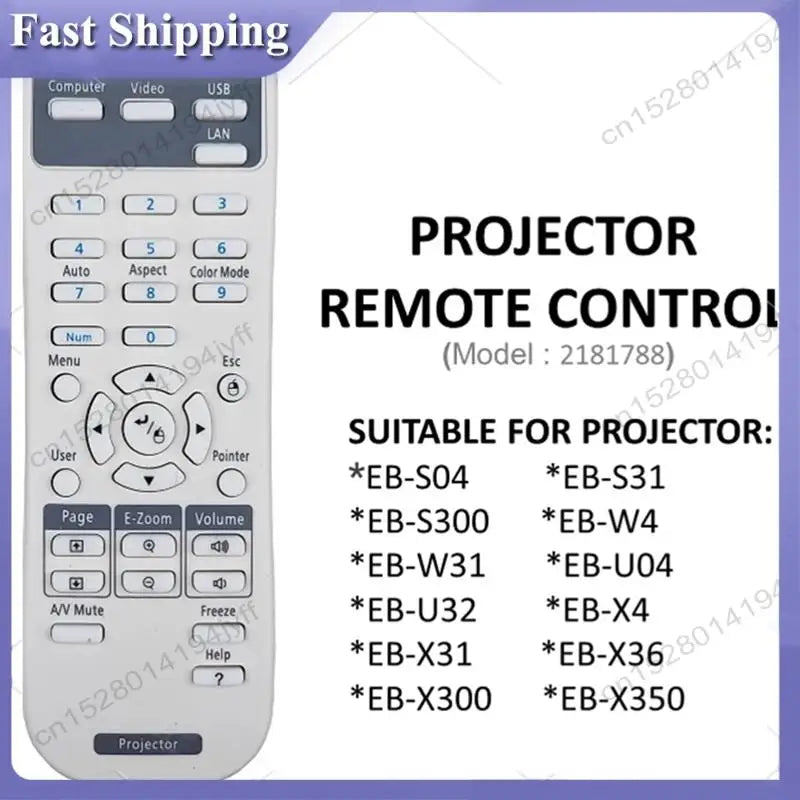 -ABDH For EPSON Projector Remote Control Replacement For EB 