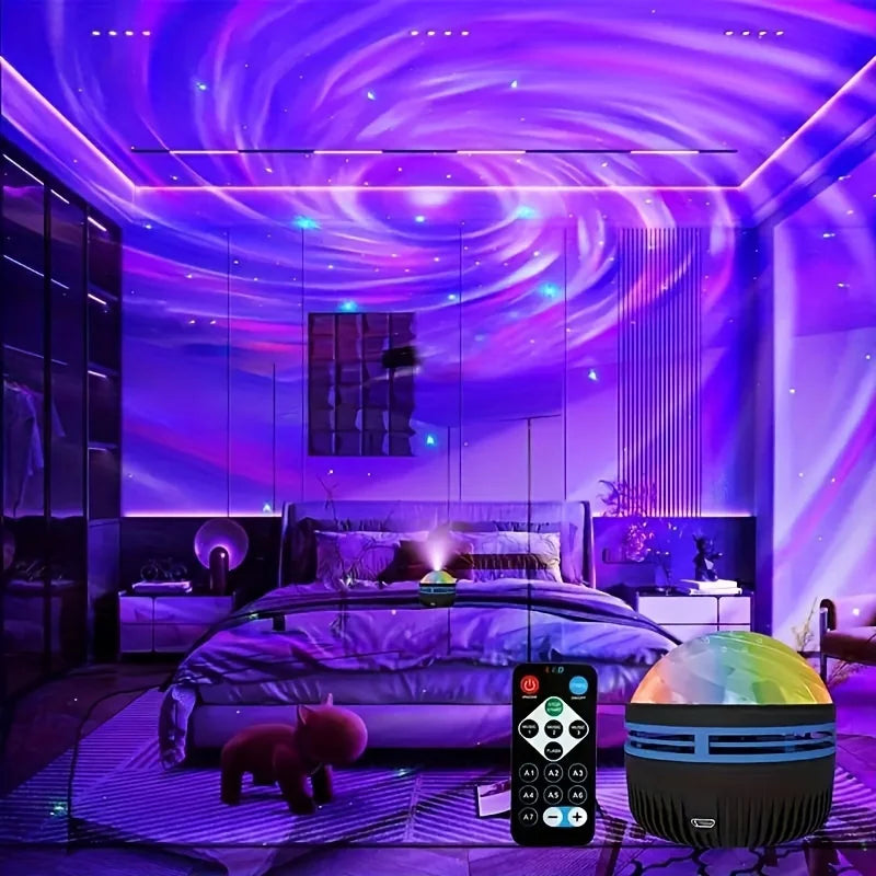 LED NightLights Galaxy Projector Remote Control 5V USB Recha