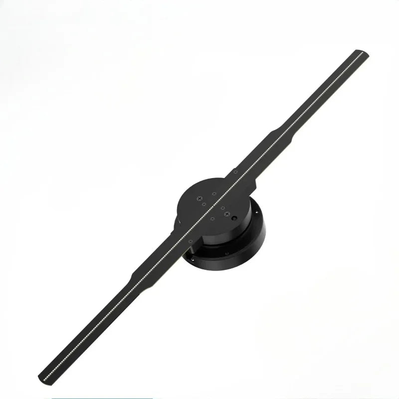 3D Holographic Fan Mobile Remote Control Custom Icon DIY Video LED Neon Light Rotating Display Holographic Projector Fan