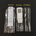 10pcs Transparent Heat Shrink Film TV/ Air Condition Remote 