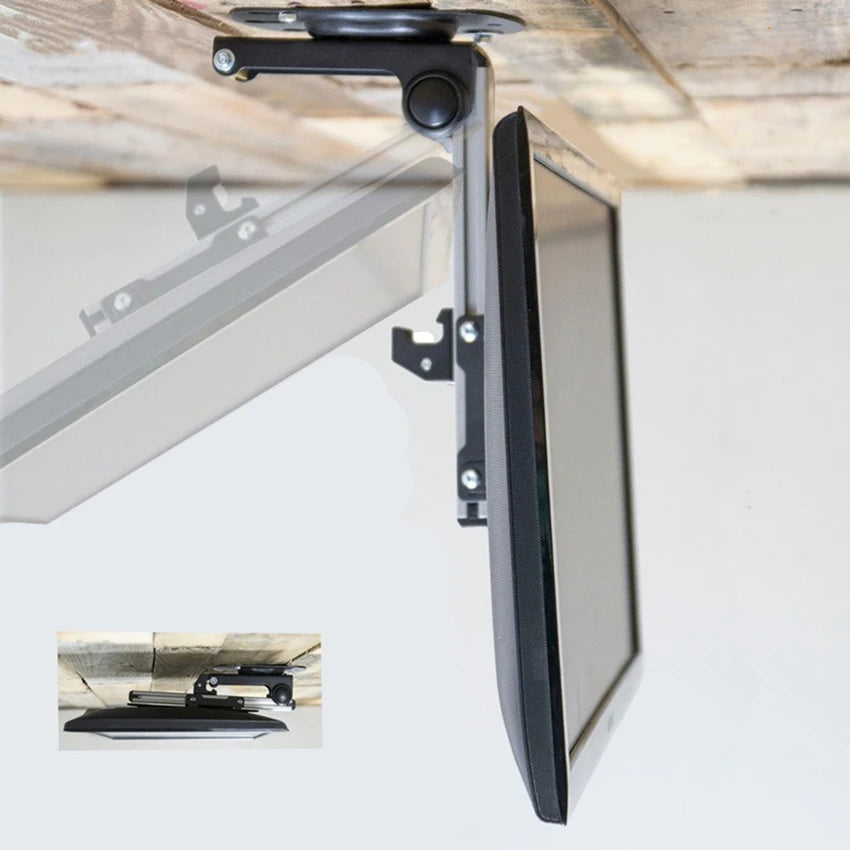 RV Folding Bracket 17-37 Inch TV Hanger Car Monitor Ceiling 