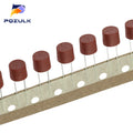 20PCS Cylindrical Fuses T0.5A 500mA 1A 1.6A 2A 2.5A 3.15A 4A