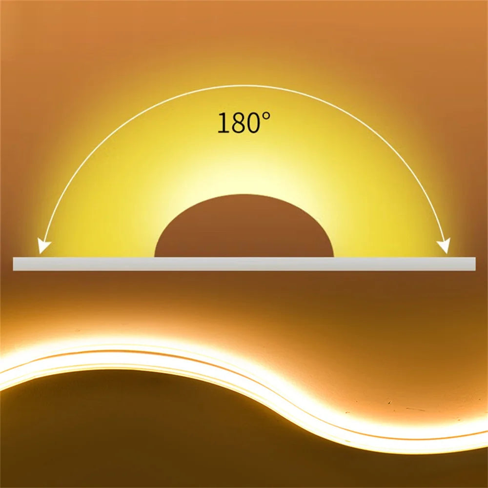 220v Led Ribbon Adhesive High Brightness COB Led Strip for R