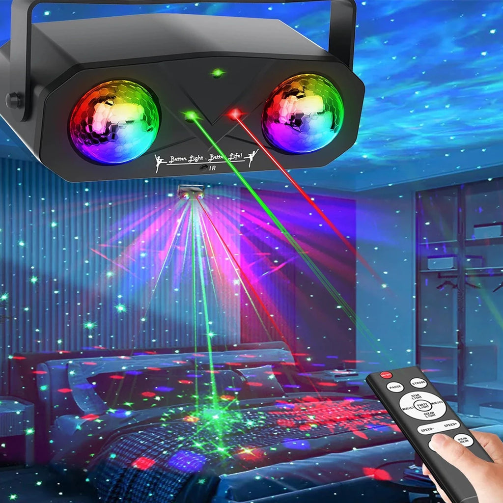 Party Disco Ball Dj Disco Light Strobe Dance Sound Activated