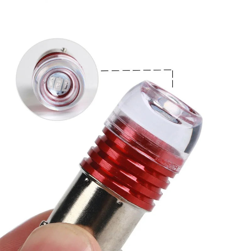 2Pcs Strobe Flashing Light Turn Signals Blink Brake Bulb 115