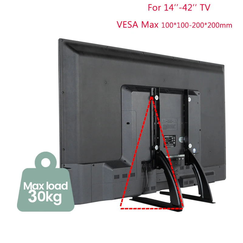 BEISHI Table Top TV Stand Pedestal for 14-42 Inch LCD /LED/O