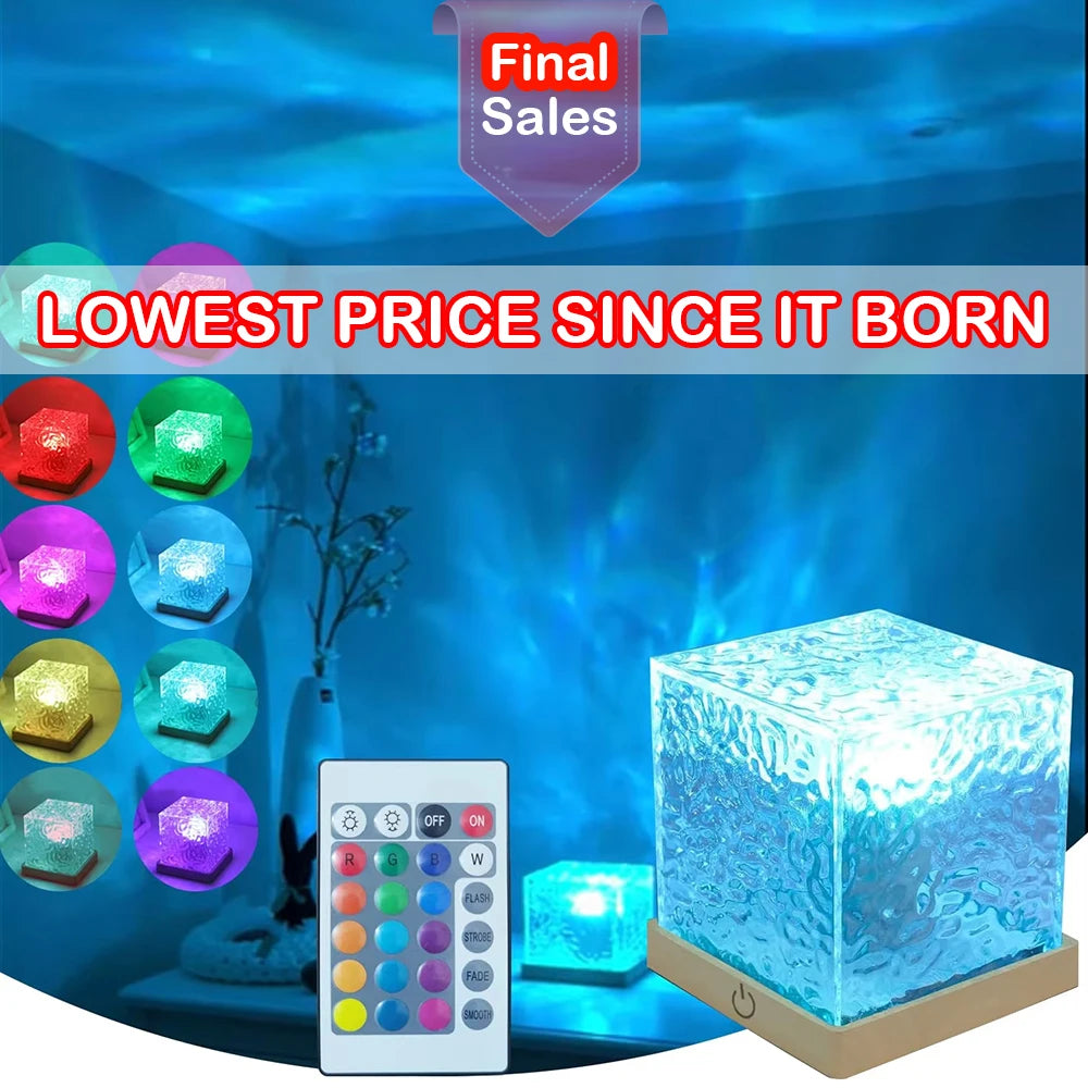 Ocean Lamp Water Light Projector - Water Ripple Projector Li