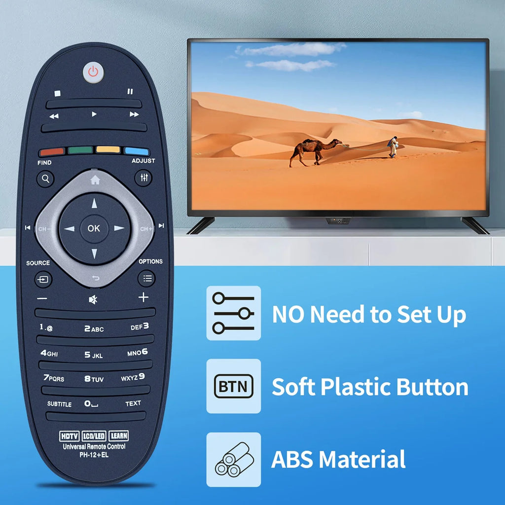 Replacement Remote Control Compatible with Philips LED LCD T