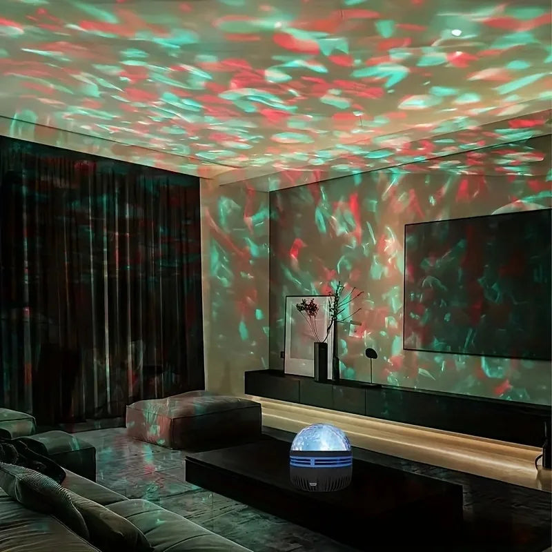 1pc Vibrant Water Ripple LED Projection Light Remote Control