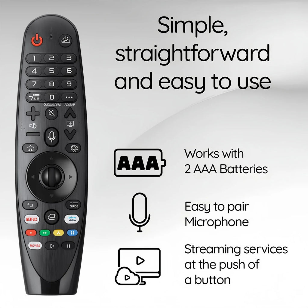 Replacement for L-G Magic Remote with Voice and Pointer Comp