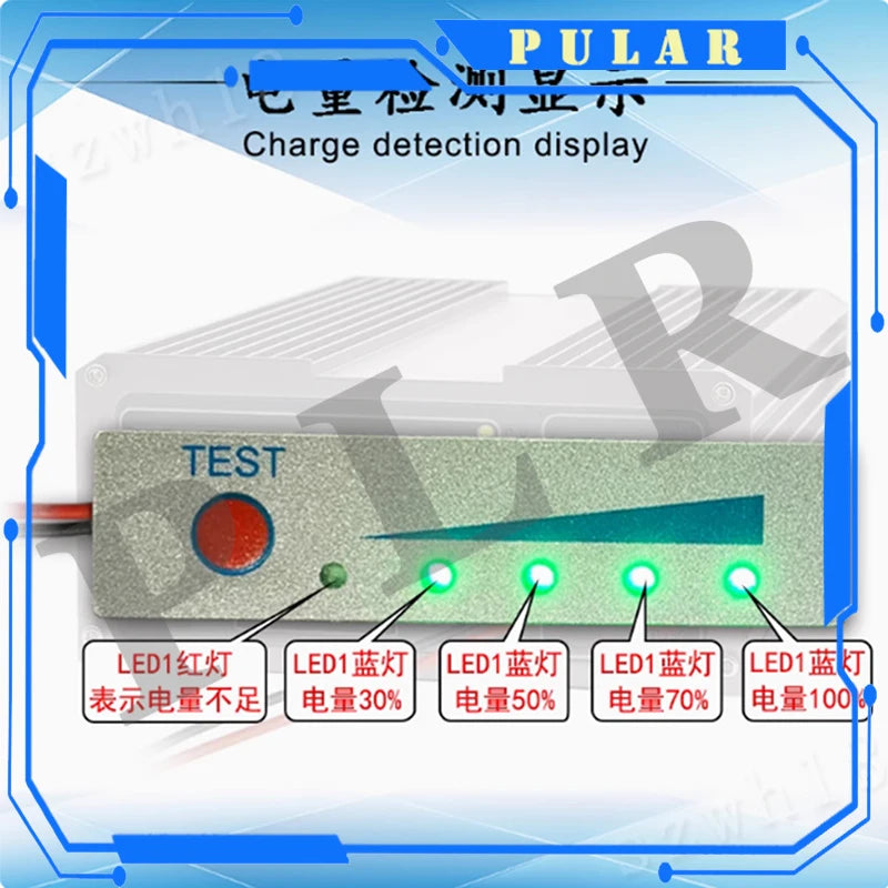 1-24S 7S 8S 10S 13S LifePO4/Li-ion Battery Packs Capacity In