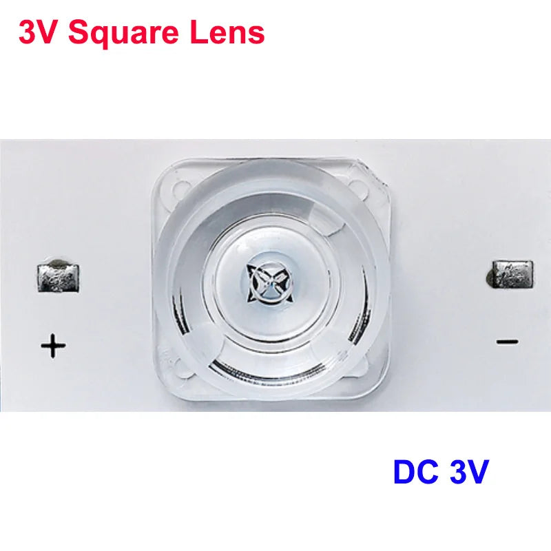 10/30/50/100PCS 3V 6V LED Light Emitting Diode SMD LB Light Bead with Optical Lens Fliter for 32-65 LED TV Repair 2M Cable Wire