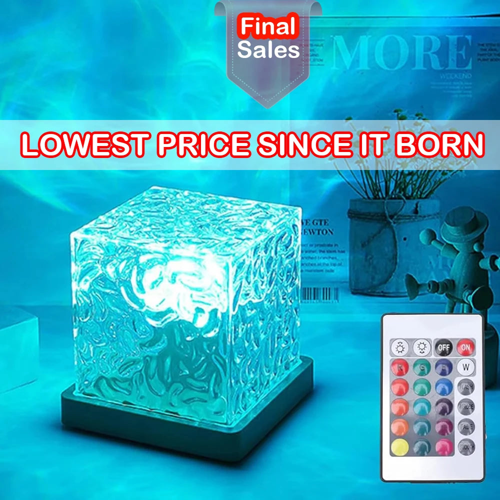 Ocean Wave Projector Light 16 Colors Midnight Aura Aurora Gl