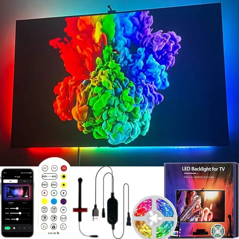 Ambilights Tv Kit 5V Rgbic Smart Usb Ambilight For Tv 3.8M 5