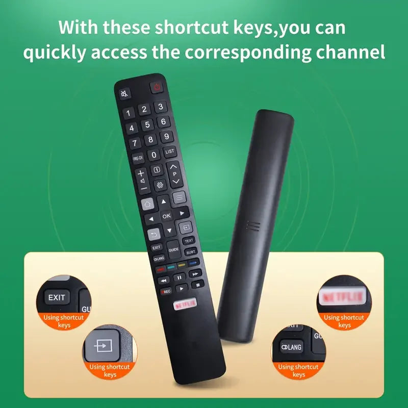 RC802N YAI2 Replacement TCL Smart TV Remote Control For TCL 