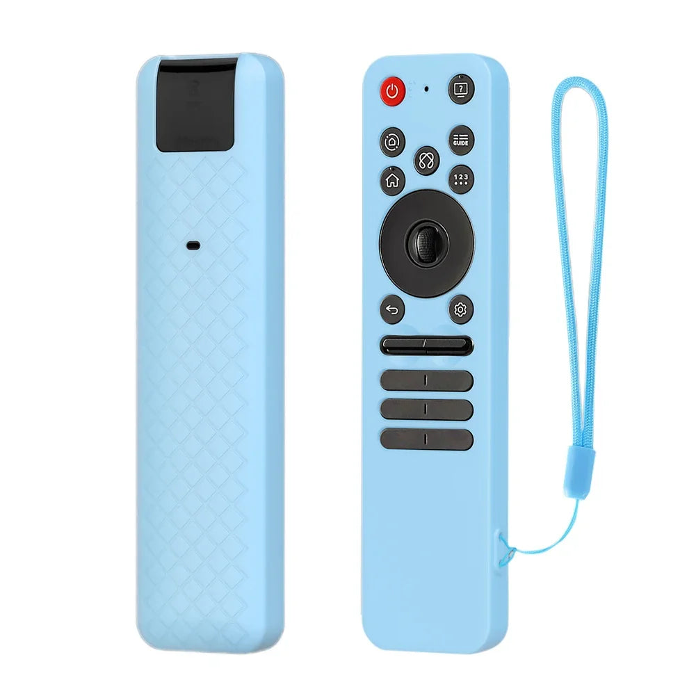 TV Remote Control Cover Anti-Slip Silicone Case Lightweight Shockproof Compatible with 2025 LG OLED Smart TV