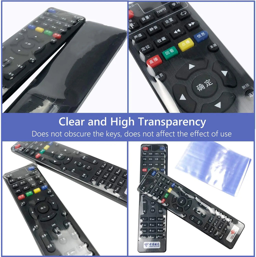 Waterproof Remote Control Case Heat Shrinkable Film Dust Cov