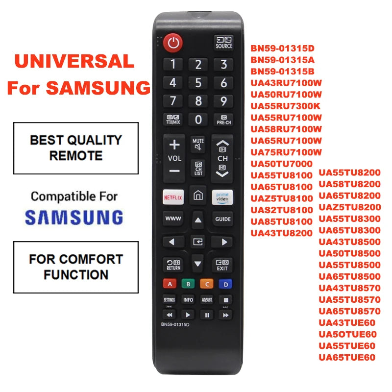 New Universal Remote Control BN59-01315D For ALL Samsung LCD