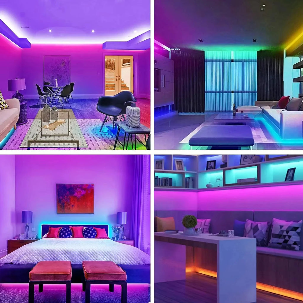 RGB LED Strip Lights USB Smart Bluetooth APP Control Led Fle