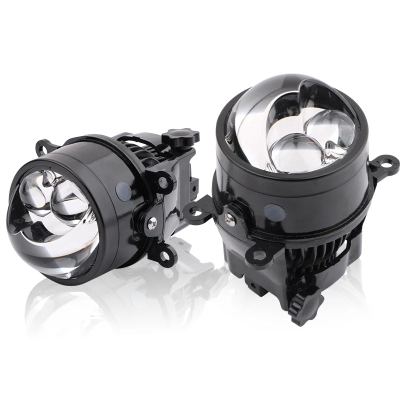 3.0Inch Led Projector Laser Lens Fog Lamp White Light 6000K 